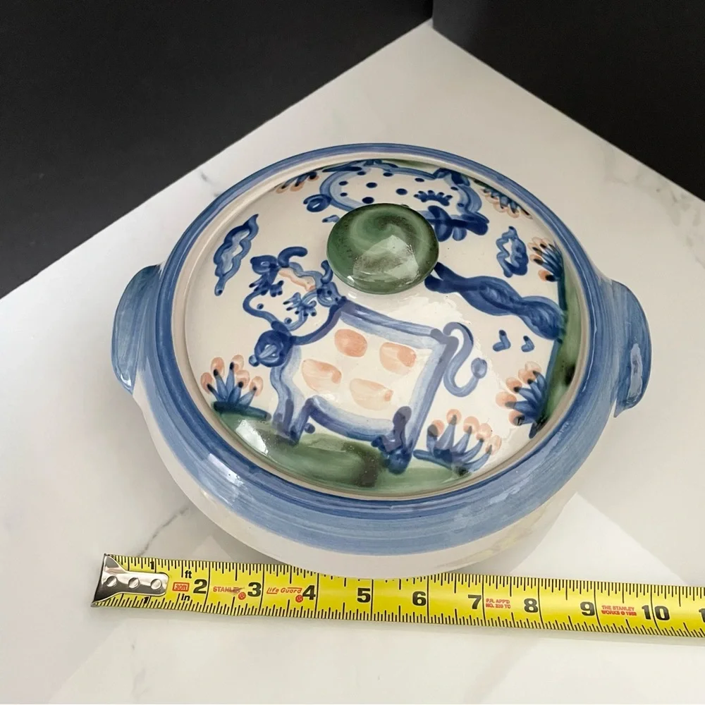 Casserole Server - Pig & Cow - by M.A. Hadley